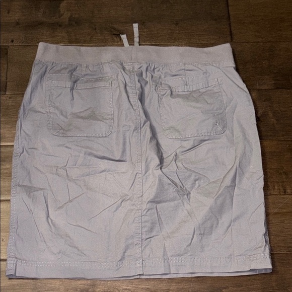 Cleo drawstring gray/blue Women's Skirt with 4 pockets, size 12 - Picture 4 of 6